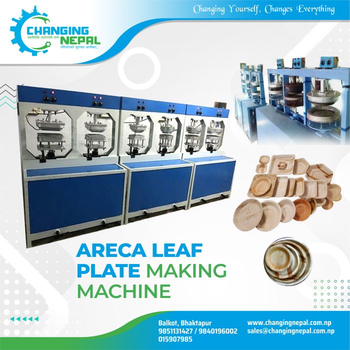 Areca Leaf Plate Making Machine